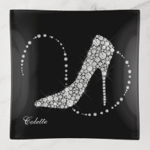 Exquisite Diamond Girl Fancy on Black