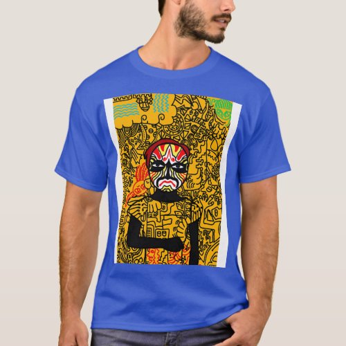 Exquisite Digital Art Collectible Character with F T_Shirt