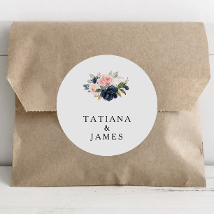 Exquisite Fall Floral Wedding Envelope Seals