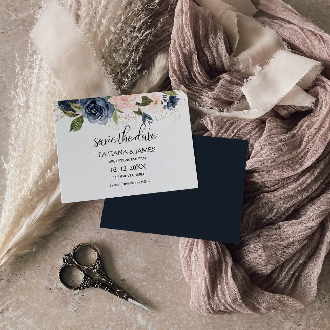 Exquisite Fall Floral Wedding Save the Date Invitation (Creator Uploaded)