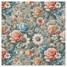 Exquisite Floral Fabric 