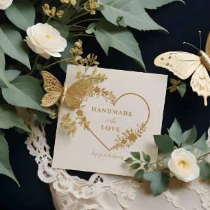 Exquisite Floral Heart Shape Wreath Handmade Love Rubber Stamp