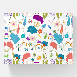 Exquisite floral pattern paperweight