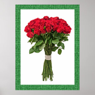 Exquisite Flowers Poster - SRF