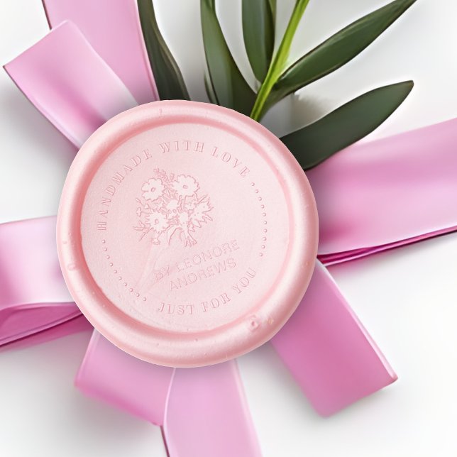 Exquisite Handmade Business Blooms Wildflowers Wax Seal Stamp (Exquisite Handmade Business Blooms Wildflowers Wax Seal Stamp.)