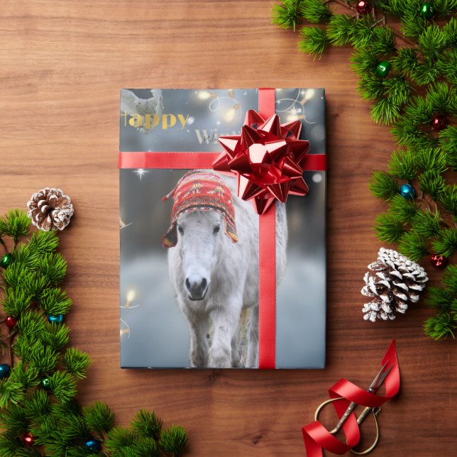 Exquisite Icelandic Pony Winter Hoiday Gift Wrap (Holiday Gift)