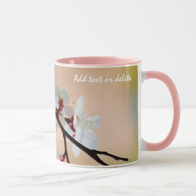 Exquisite Japanese Apricot Flowers Mug (Right)