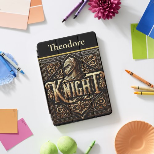 Exquisite lighter features a knight iPad air cover