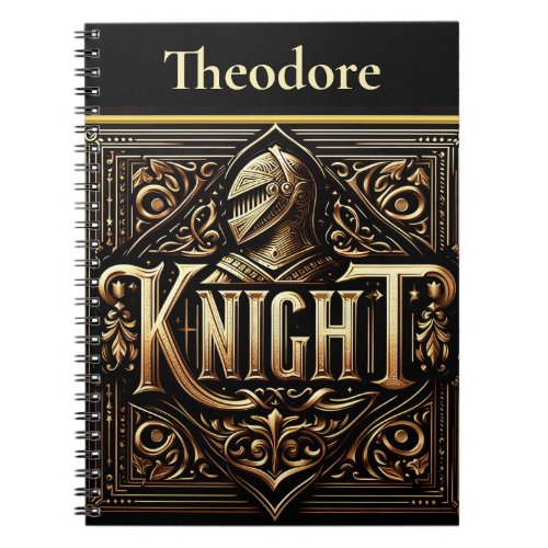Exquisite lighter features a knight notebook