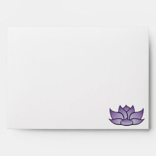 Exquisite Lotus in Purple Envelopes