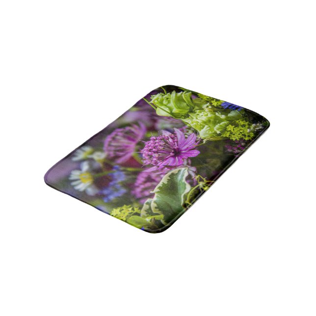 Exquisite magic of blossoms #1 bath mat (Angled)