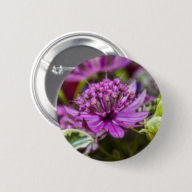 Exquisite magic of blossoms #1 button (Front & Back)