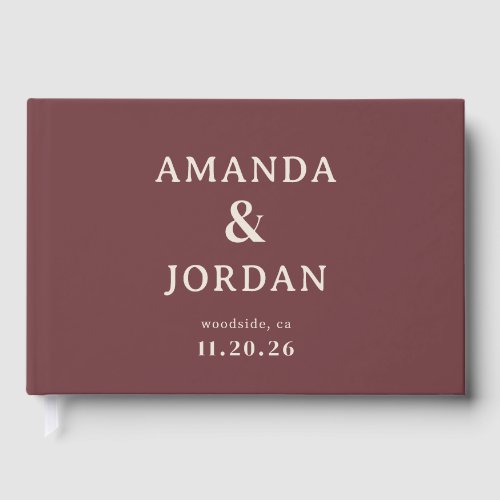 Exquisite Maroon Calligraphy