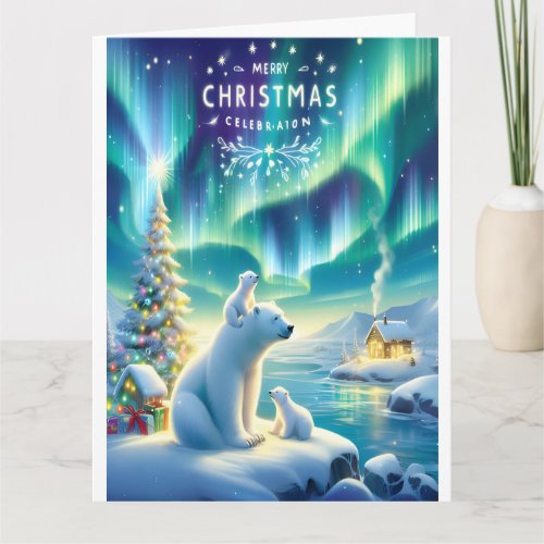 Exquisite Merry Christmas Greeting Card