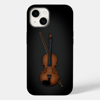 Exquisite Miniature Violin & Bow Trompe L'oeil Case-Mate iPhone 14 Case