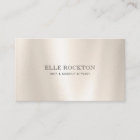 Exquisite Minimalist Pearl Gloss Business Card