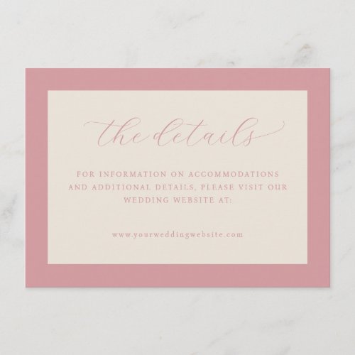 Exquisite Pink Calligraphy