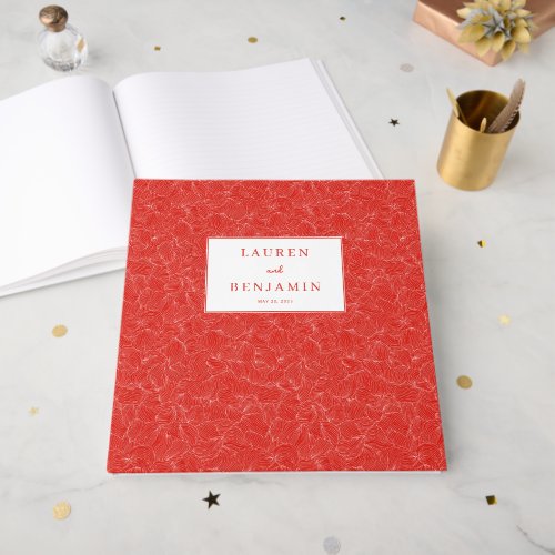 Exquisite Red Calligraphy