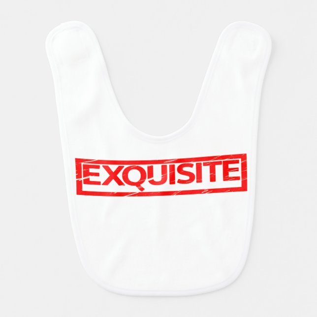 Exquisite Stamp Baby Bib (Front)