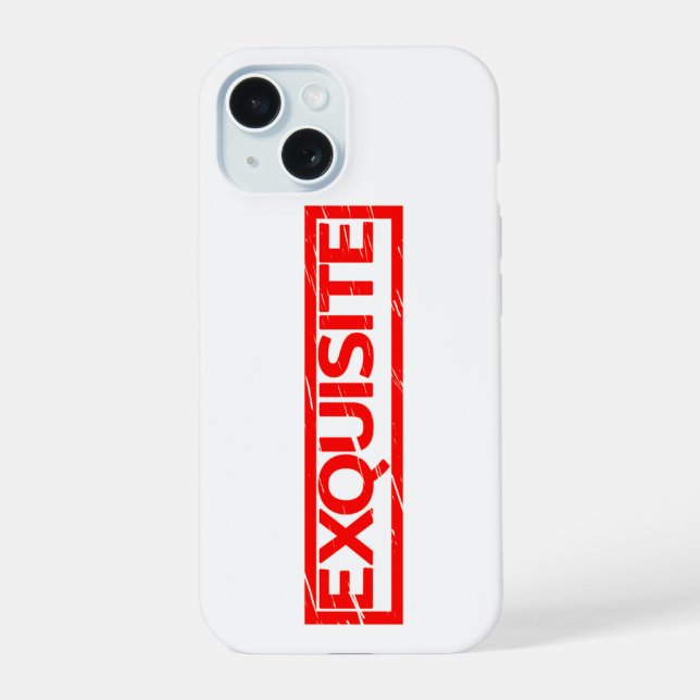 Exquisite Stamp Iphone Case (Back)