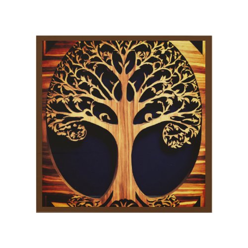 Exquisite Tree WoodArtNature_Inspired Masterpiece Wood Wall Art