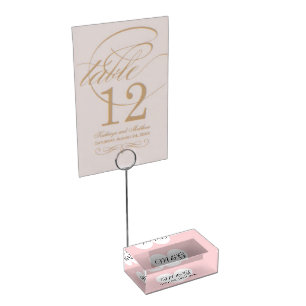Exquisite wedding table decor custom card holders