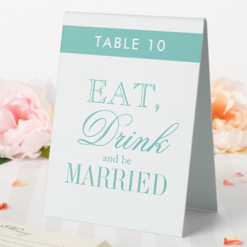 Exquisite wedding table decor Custom number signs