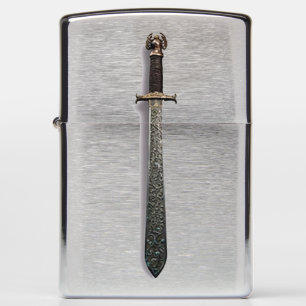 Exquisite Zippo Lighter with Han Dynasty Ancient