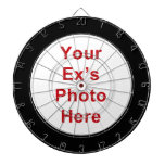 Ex&#39;s Photo Dartboard at Zazzle