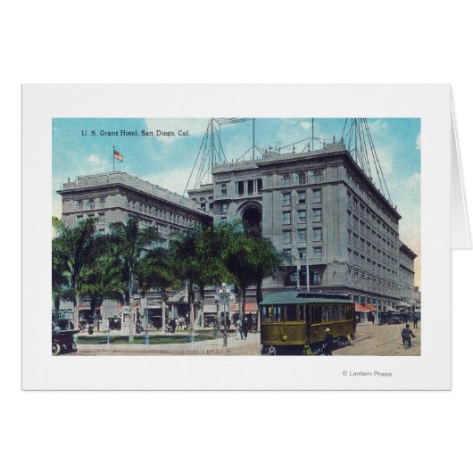 Exteior View of the US Grant Hotel Cards (Front Horizontal)