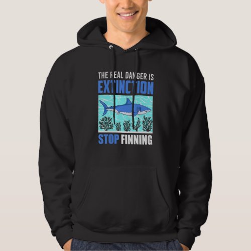Extention Is The True Danger Stop Fishing Animal P Hoodie