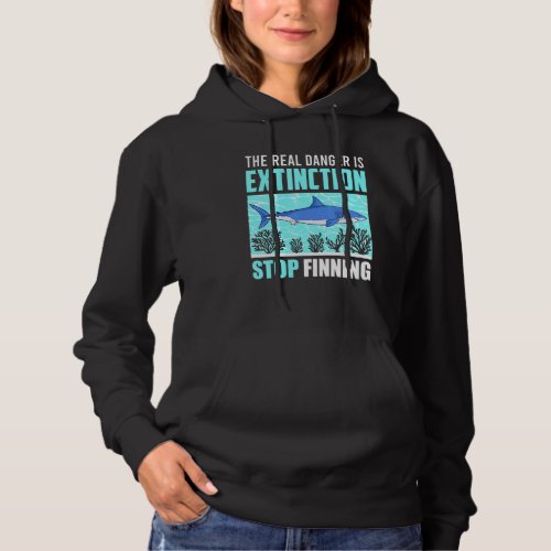 Extention Is The True Danger Stop Fishing Animal P Hoodie