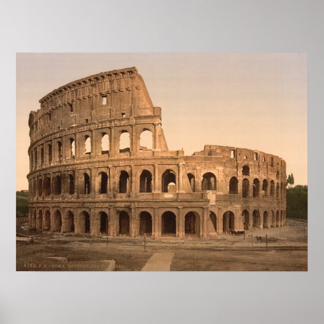 Exterior Colosseum, Rome, Italy Archival print (Front)