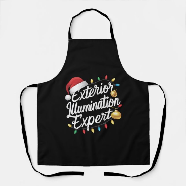 Exterior Illumination Expert Christmas Light Decor Apron (Front)