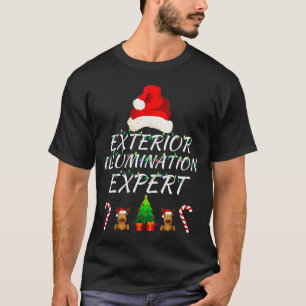 Exterior Illumination Expert Christmas Lights Deco T-Shirt