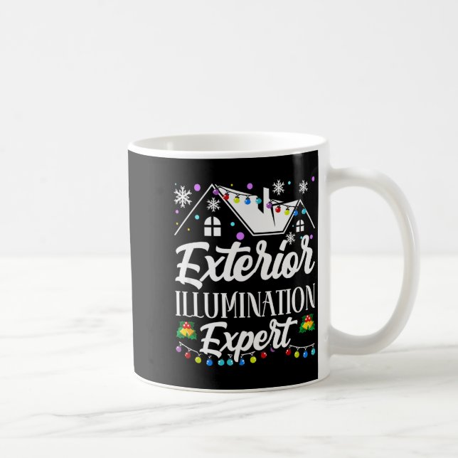 Exterior Illumination Expert Funny Christmas Decor Coffee Mug (Right)