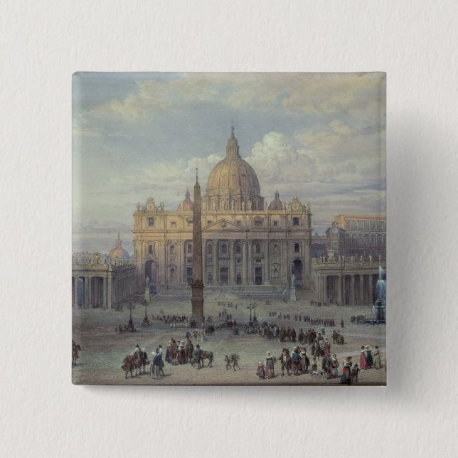 Exterior of St. Peter's Pinback Button (Front)