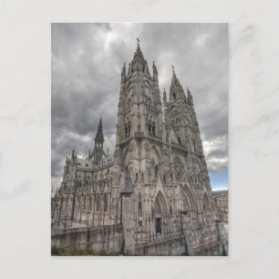 Exterior of the Basilica in Quito, Ecuador Postcard