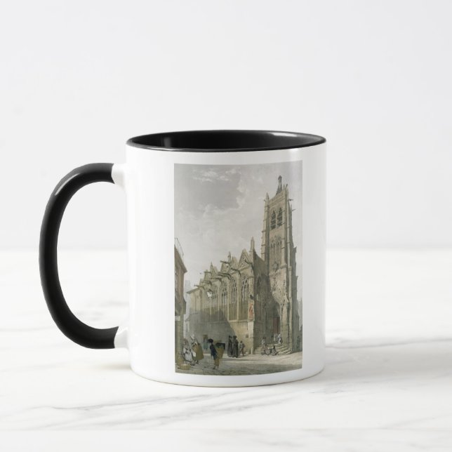 Exterior of the Church of St. Severin, Paris Mug (Left)