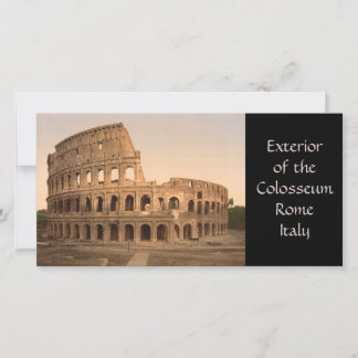 Exterior of the Colosseum, Rome, Italy