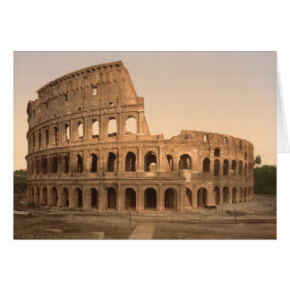 Exterior of the Colosseum, Rome, Italy Cards