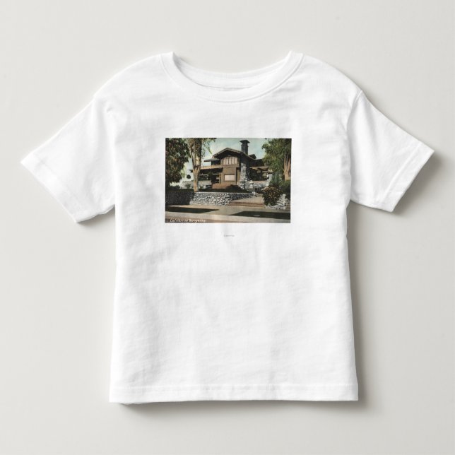 Exterior View of a Californian Bungalow Toddler T-shirt (Front)