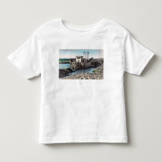 Exterior View of a Gold DredgerOroville, CA Toddler T-shirt (Front)