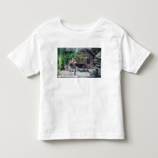 Exterior View of a Log CabinCazadero, CA Toddler T-shirt (Front)