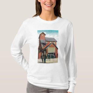 Exterior View of a Mine, Workers Exiting T-Shirt