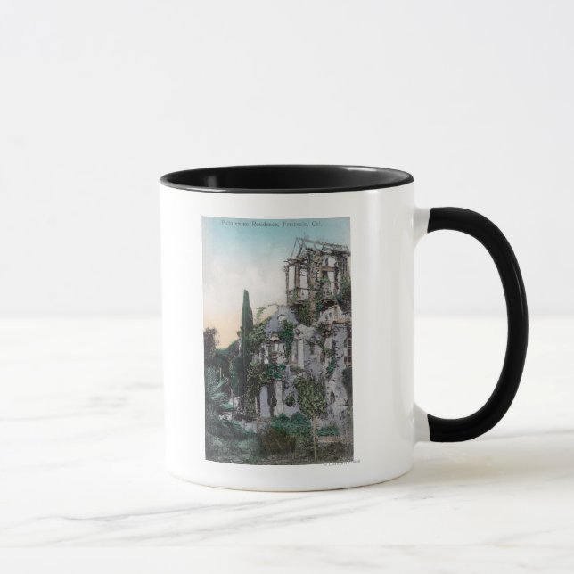 Exterior View of a Picturesque Residence Mug (Right)