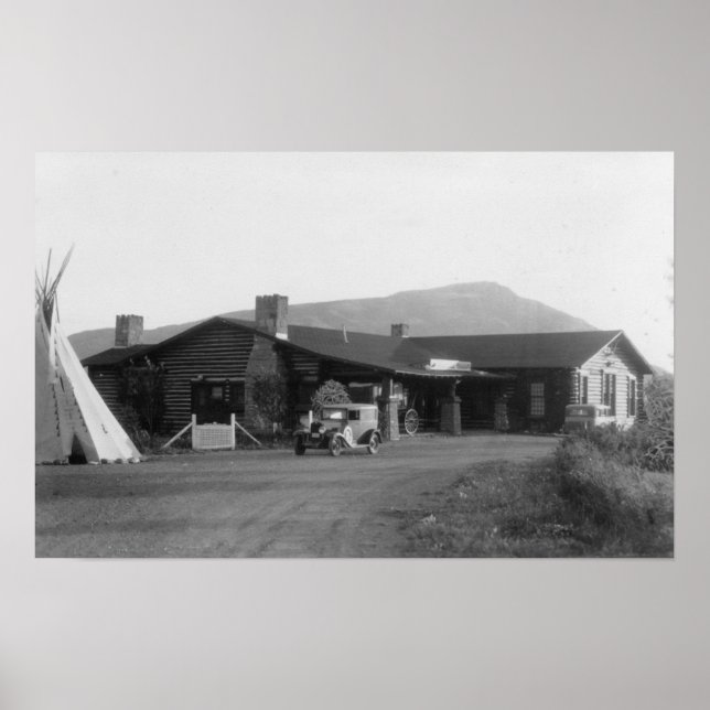 Exterior View of an Native American Tribal Poster (Front)