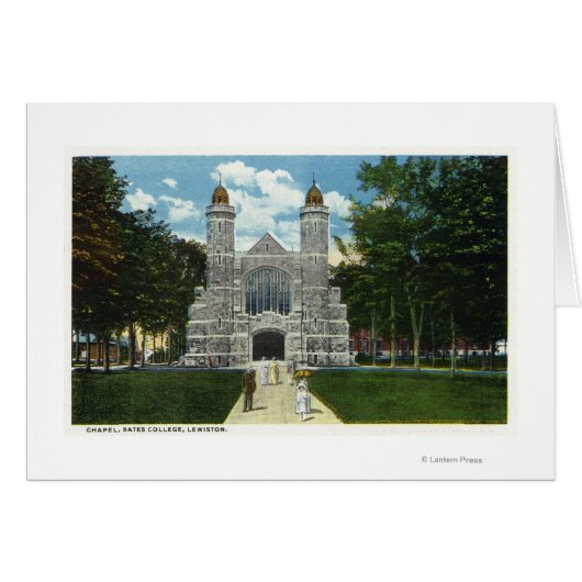 Exterior View of Bates College Chapel Cards (Front Horizontal)