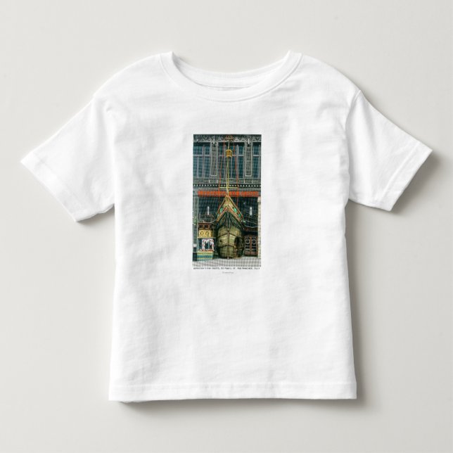 Exterior View of Bernstein's Fish Grotto on Toddler T-shirt (Front)