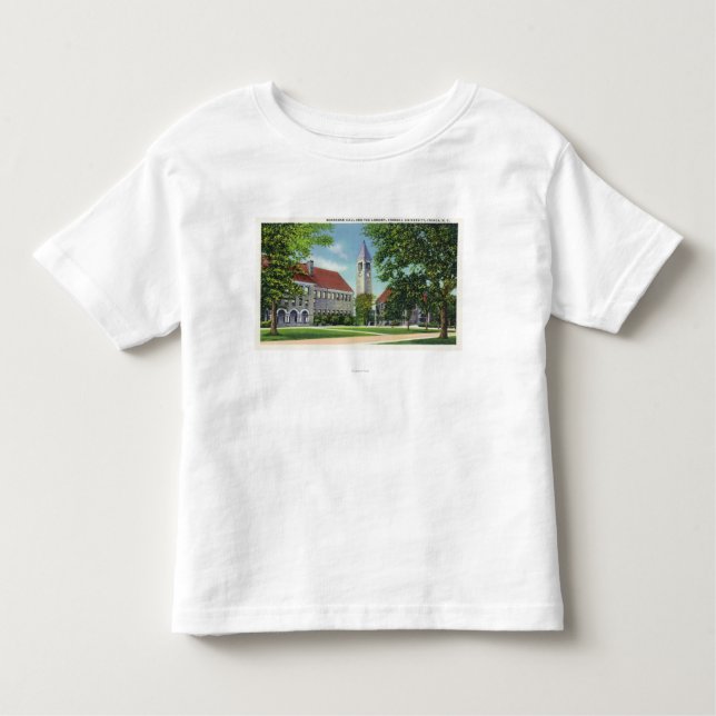 Exterior View of Boardman Hall and the Library Toddler T-shirt (Front)